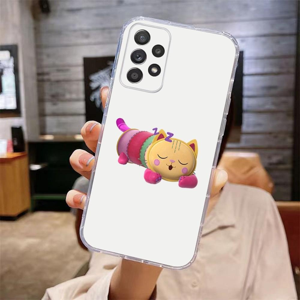 Cute G-Gabbys D-Dollhouse Phone Case For Samsung Galaxy A71,70,52,51,40,31,A50,30S,21S,Note20ultra Transparent Cover