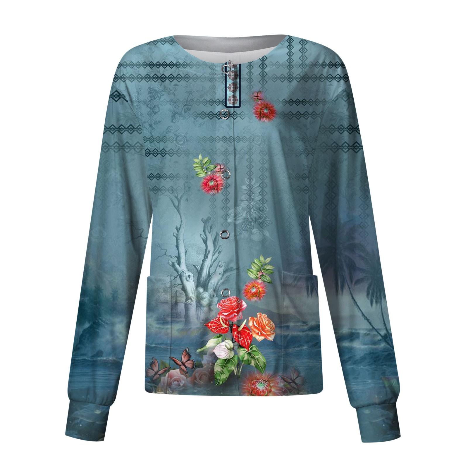 

Женский однобортный защитный комбинезон с длинным рукавом и карманом, рабочий воротник-стойка, кардиган, куртка, топ XL