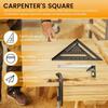 12inch Rafter Square and Combination Triangle Square,Carpenter Square,Woodworking Framing Square,Ruler Protractor Layout
