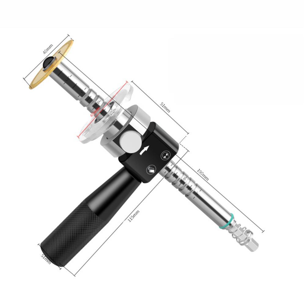 PVC Pipe Internal Cutter For Drain Pipes Drill-Powered Precision Cutting Plumbing Inside Cutter Adjustable Cutting Depth