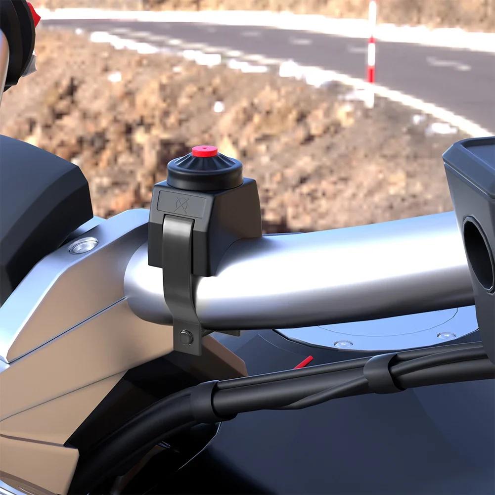 Universal Motorcycle Kill Stop Switch Red Push Button Horn Starter Dirt Bike ATV UTV Dual Sport For 22mm Handlebar Mounted Bars