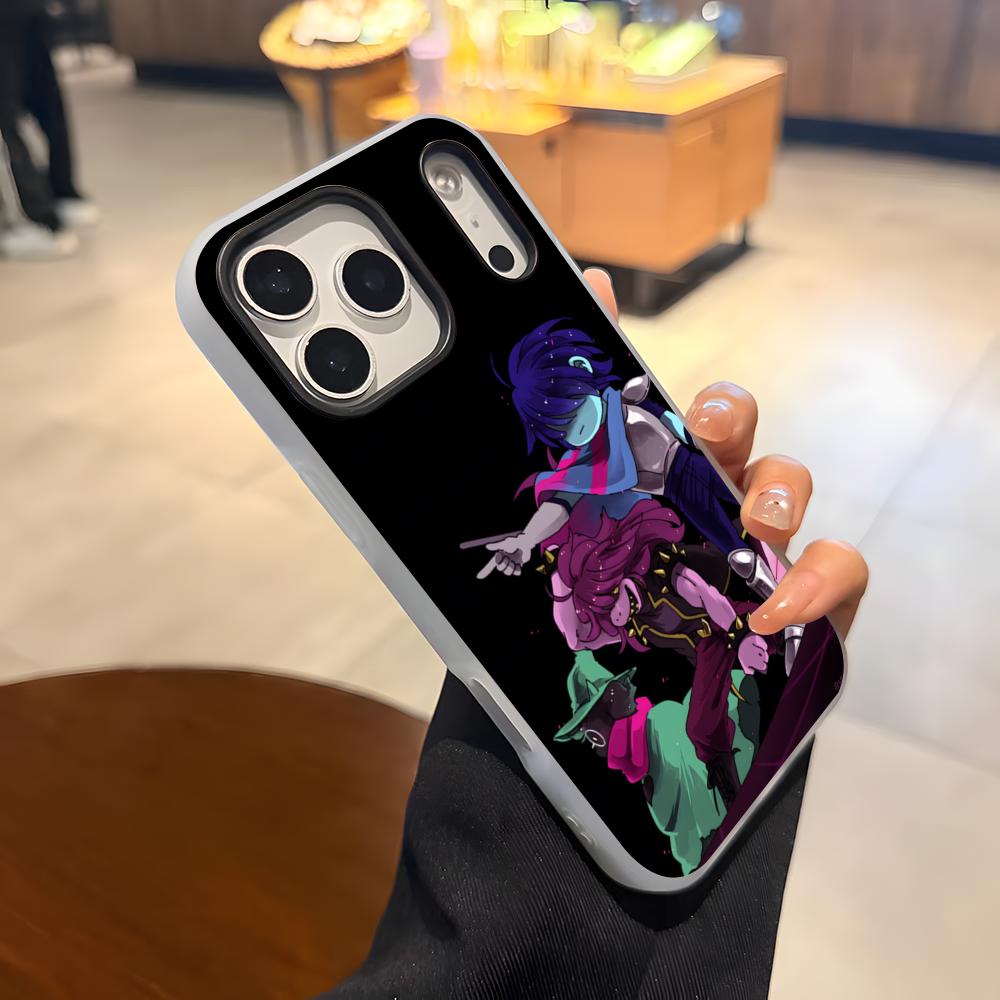 Game D-D-Deltarune Phone Case For IPhone 17 Air 16 E 15 14 Plus 13 12 11 Pro Max Jelly 2 In 1 Protective Case