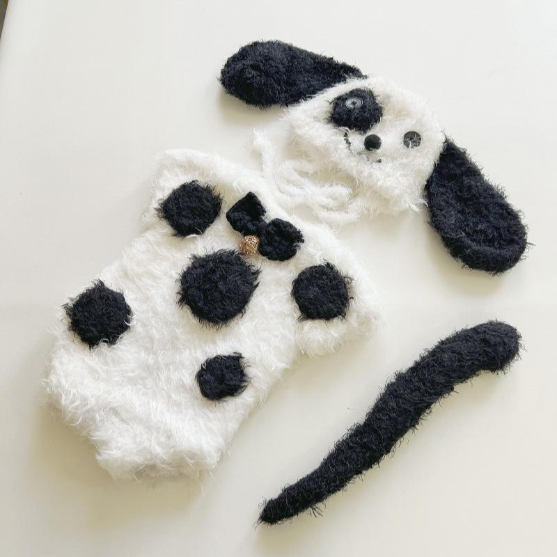 Handmade Crochet Puppy-Shaped Baby Photo Outfit