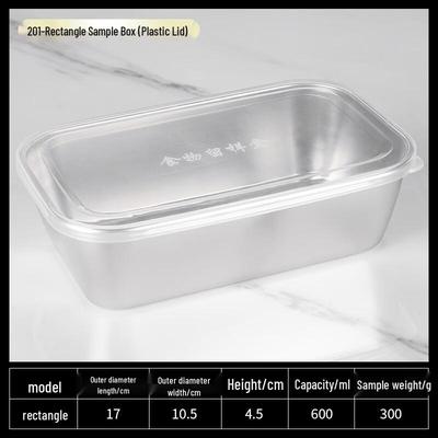 201 Stainless Steel Food Sample Storage Box Set