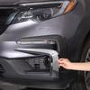 För Honda Pilot 2015- ABS Silver Bil Främre Bumper Sidoluftintag Dekorlist Klistermärke Bil exteriör Tillbehör