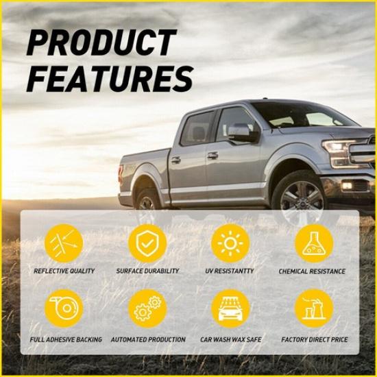 Chrome Pillar Posts For 2004-2014 Ford F150 F-150 Set Door Panel Trim Cover 4pcs