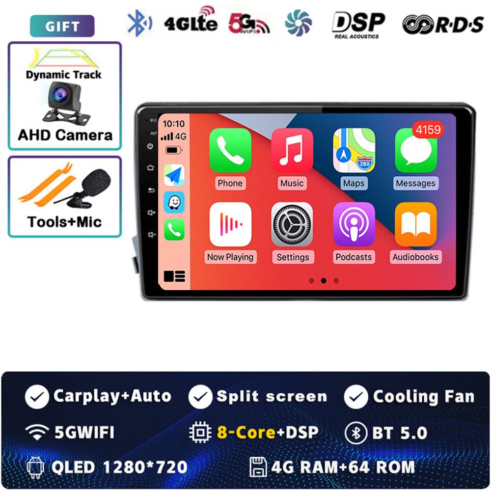 Android 14 Carplay Car Radio For SsangYong Kyron Actyon 2005 - 2013 Multimedia Video Player Navigation GPS Stereo 2Din DVD Auto