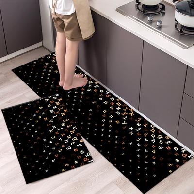 Fashion Simple Carpets Rug Fresh Nordic Style Kitchen Mat  Carpet House Hold Carpet Modern Home Decor