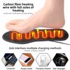 USB Interface Electric Heating Insole Unisex Short Velvet Heating Insole Foot Warming Treasure Charging Heating Full Pad