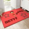 Cute B-Betty Boop Floor Mat Soft Thickened Flannel Door Mat Non-Slip Living Room Rug Home Decor