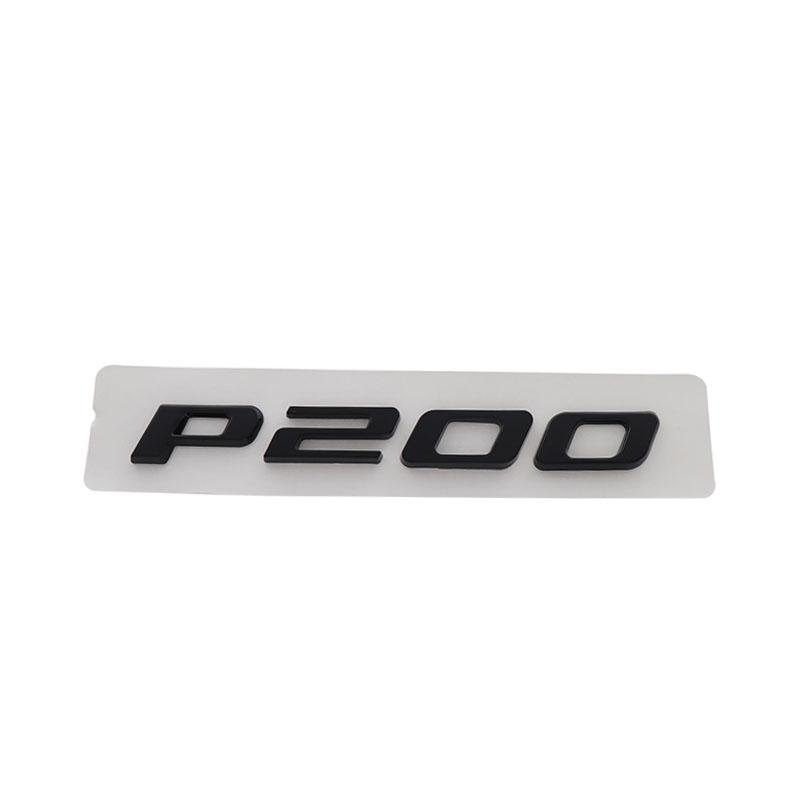 3D Premium P200 P 200 for Car Fender Trunk Rear Bonnet Decal Emblem Badge Sticker