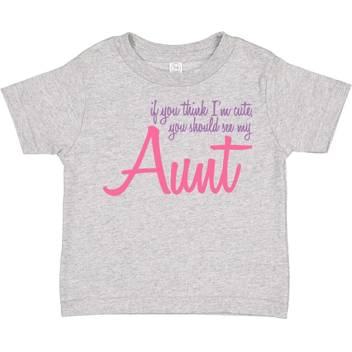 

Inktastic Cute Aunt Toddler T-Shirt Niece Family Member Gift Child Preschooler 150
