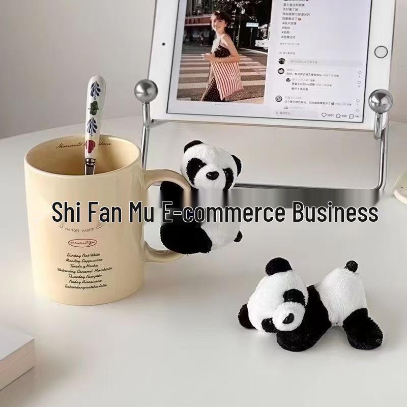 Creative Cute Plush Panda Magnet - Chengdu Souvenir & Gift