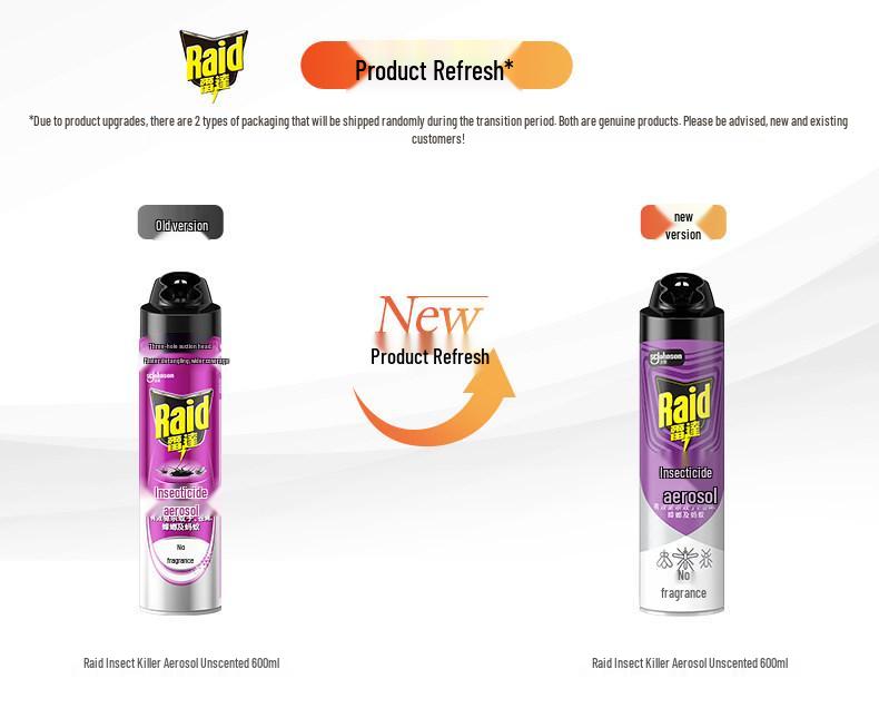 Radar Unscented Insecticide Aerosol - 600ml: Mosquito & Cockroach Killer, Insect Repellent.