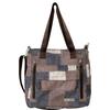 College Style Fashion Plaid Messenger Bag Large Capacity Casual Shoulder Women's Bag Korean Version Student Portable Tote Bag