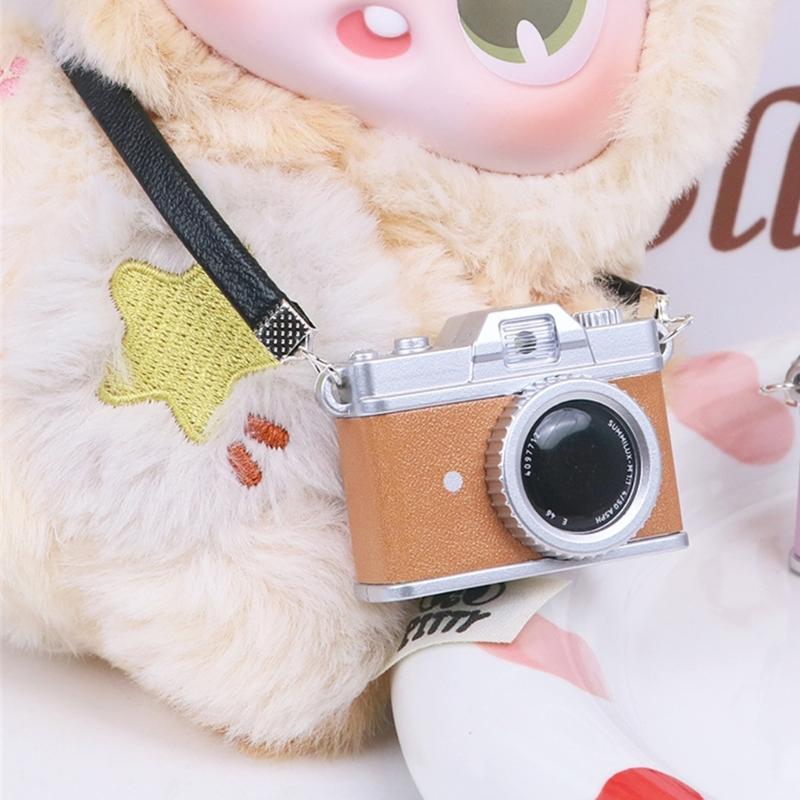 Miniature Camera Pendant Keychain With Light And Sound Detail Compact Size Ornament For Daily Use Gifting