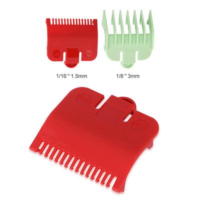 2pcs Cutting Guide Comb Wahl 1.5mm 3mm Set Pro Colorful Limit Comb Kit for Electric Hair Trimmer Shaver Hairdressing Tool