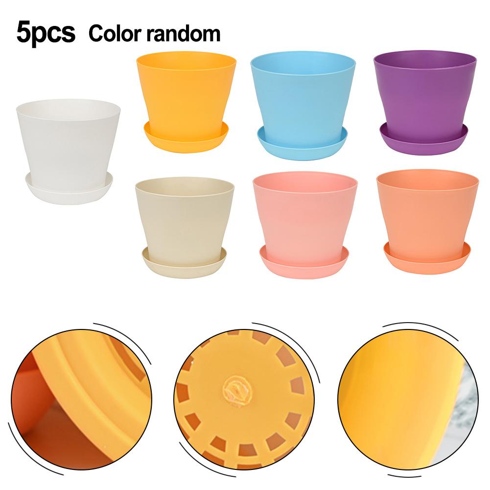 Flowerpot Plant Pot Small Plastic Succulent Plant High Quality Modern Design Brand New Open Flowerpot Plant Care