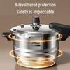 ASD Six-Protection Stainless Steel Pressure Cooker