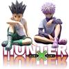 Anime Full Time Hunter Killua Zoldyck Xiaojie GON · FREECSS Figurine Sitting PVC Model Desktop Collection OrnamentsToys Gift