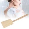 Luffa Badeschwamm Peeling Sanfte Reinigung Luffa Dusch-Körperbürste mit Abnehmbarem Langen Holzgriff
