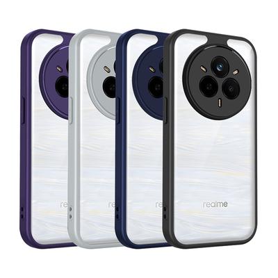 Transparent Silicone Case For Realme 15 Pro 14 13 12 11 Pro Plus Lite 14T 12X Extreme PC Back TPU Bumper Shockproof Phone Cover
