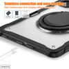 For IPad Mini 7 Air 6 5 4 10.9 Pro 11 12.9 13 Inch M4 Tablet Case Rotation Hand Ring Shoulder Strap Stand Shockproof Cover Funda