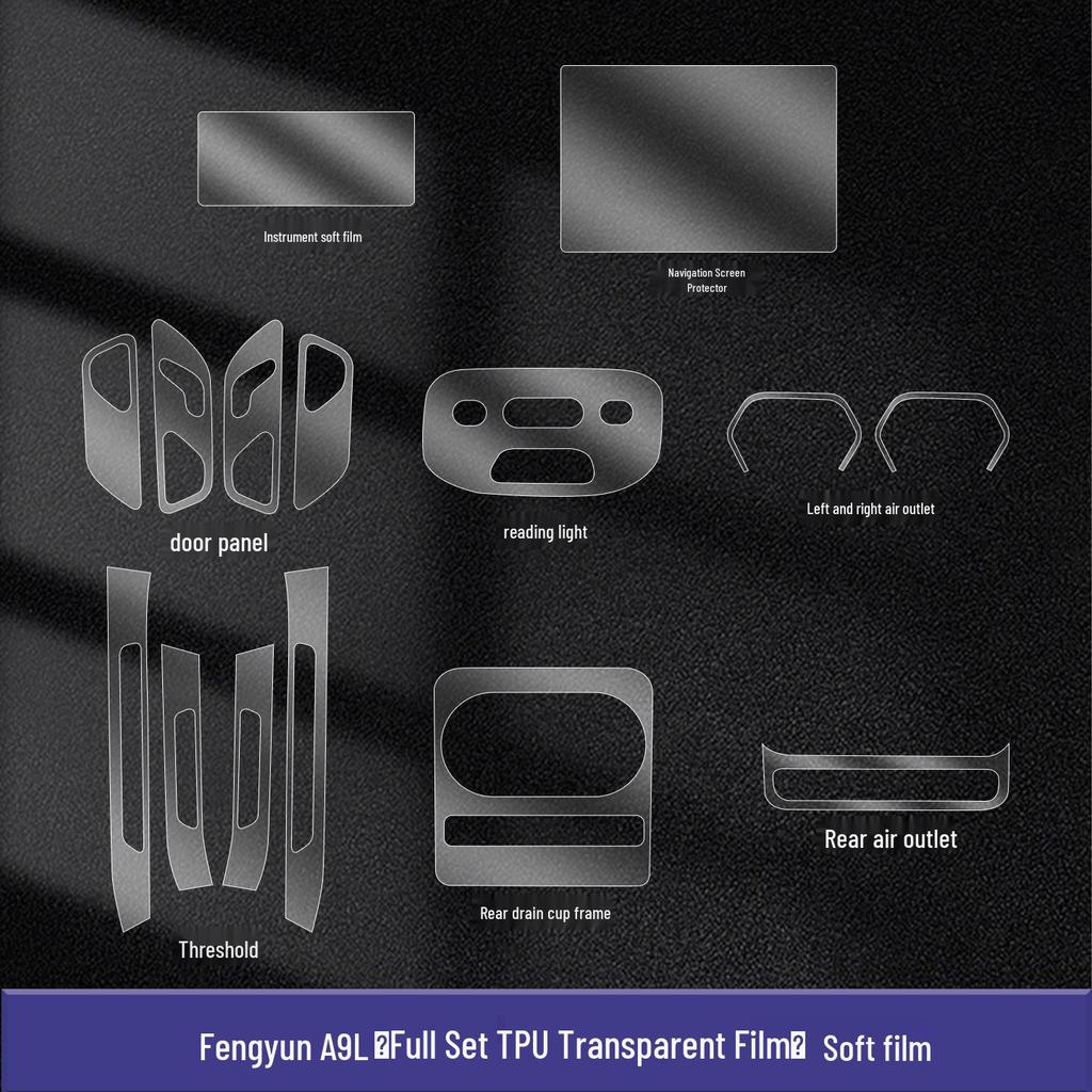 Chery Fengyun A9L Navigation Screen Tempered Glass Protector