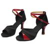 Women Girls Ballroom Dance Shoes Latin Salsa Performance Dance Shoes Heeled 7CM