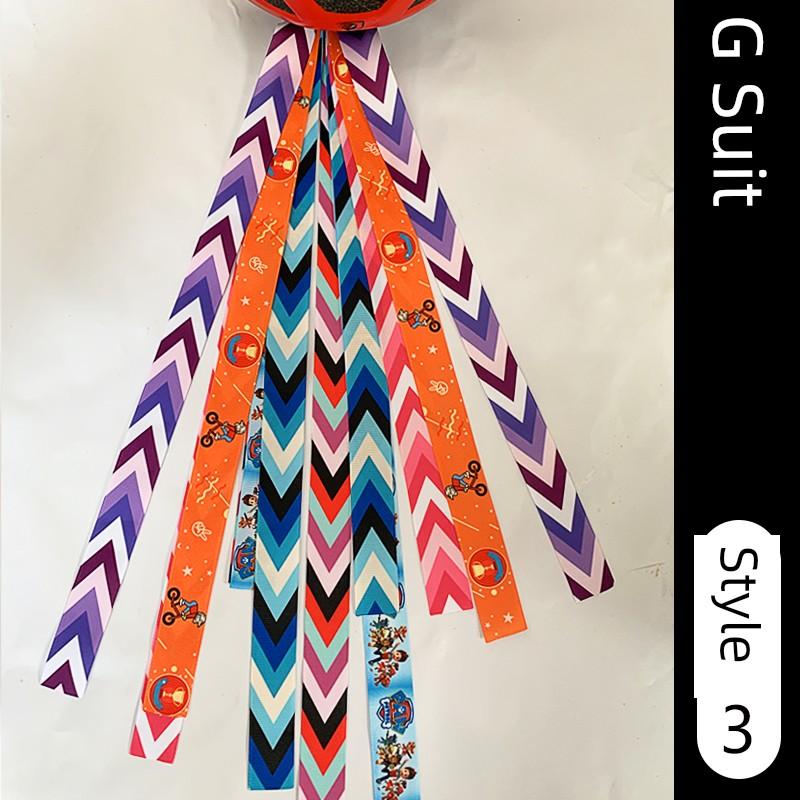Kids Roller Skating Balance Car Ski Helmet Ribbon Self-Made Kids Balance Bike Stylish Decorative Doll Ribbon Dirty Braid