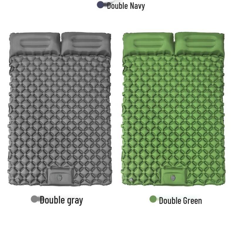 OEING Portable Double Inflatable Camping Mattress