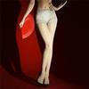 Fashion Patchwork Pantyhose Sexy Sheer See Through Oil Shiny Glossy Tights Women'S Shaping Stocking Exotic Lingerie
