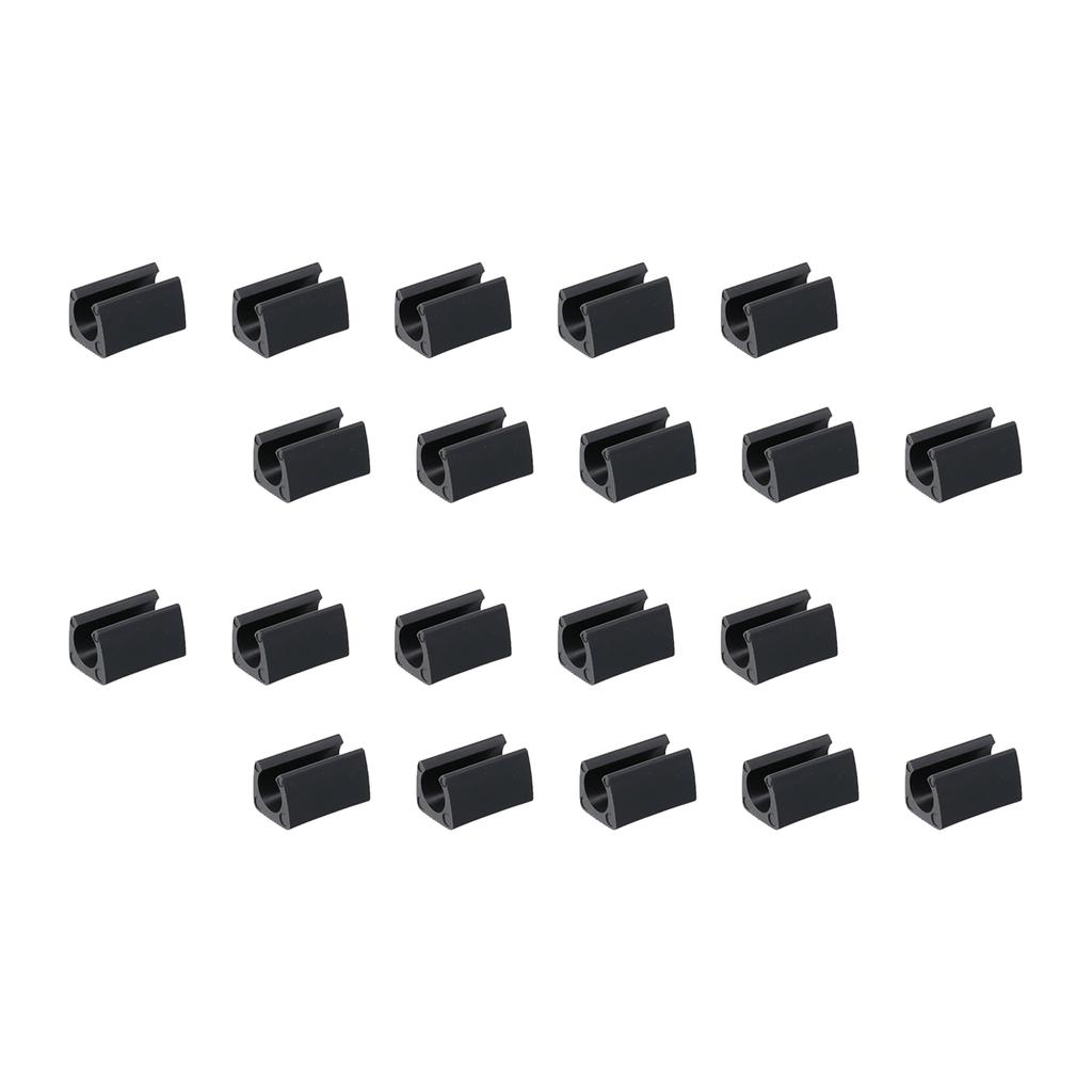 Plastic Chair Foot Glides Anti Friction U Shaped Chair Foot Caps Shockproof & Easy To Install for Home & Office Chairs