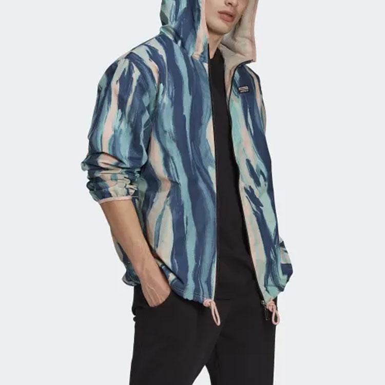 Adidas Originals Clover Casual Hooded Sports Jacket Men Outerwear Multicolor GN3320