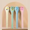 1Pcs Back Pain Relief Portable Body Vibration Hammer High Elasticity Plush Massage Pat Fu Character Slap Stick Massager