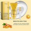 Maschera Notturna Avvolgente Acido Kojico e Curcuma, Maschera Viso Peel-off con Pennello (1/2/3 Pezzi)