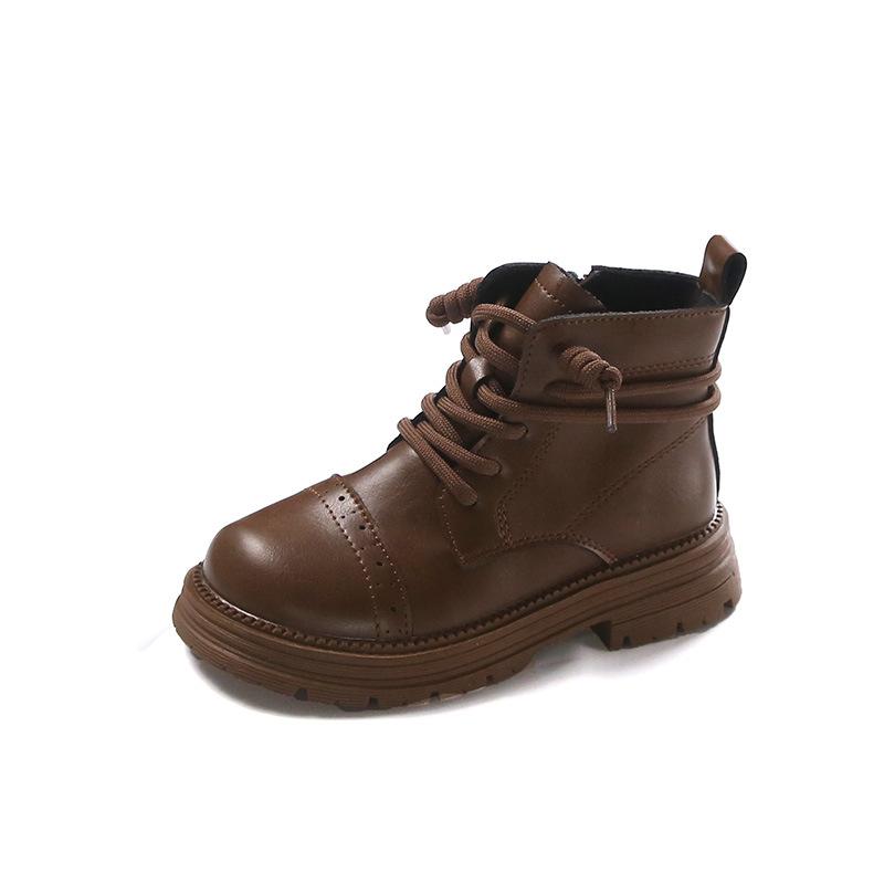Spring Autumn Kids Shoes Boots for Girl Causal School Versatile Toddlers Non-slip Shoes Fashion Children Platform Ankle Boots