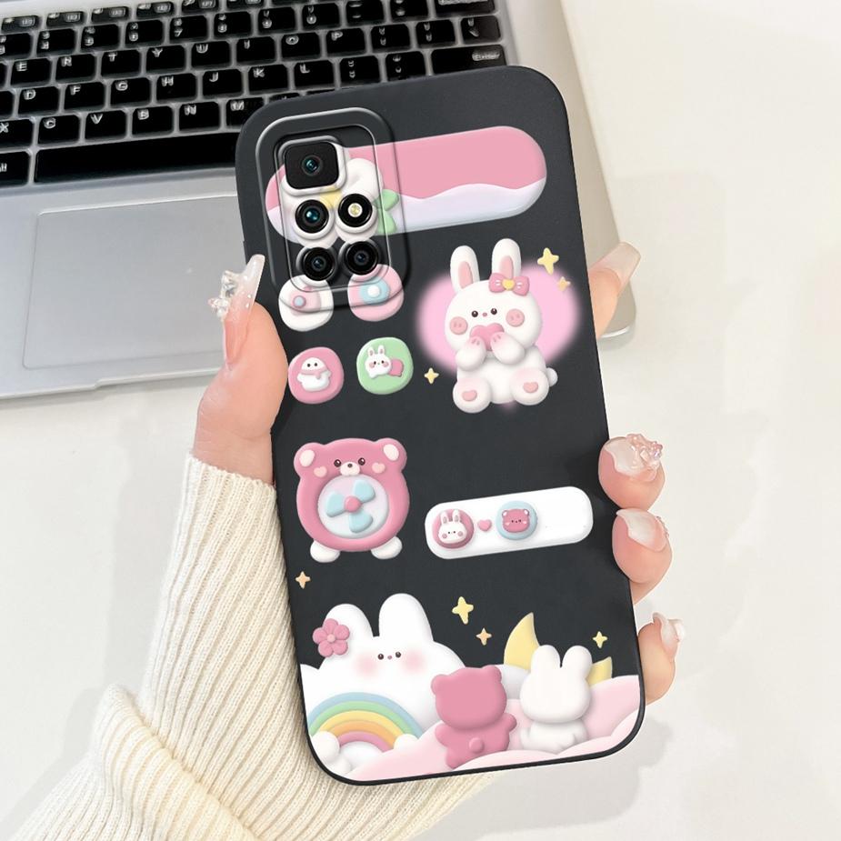 For Xiaomi Redmi 10 Case New Fashion Candy Painted Cover Soft TPU Phone Case For Redmi 10 Prime Redmi10 2022 Fundas 6.5'' Bumper