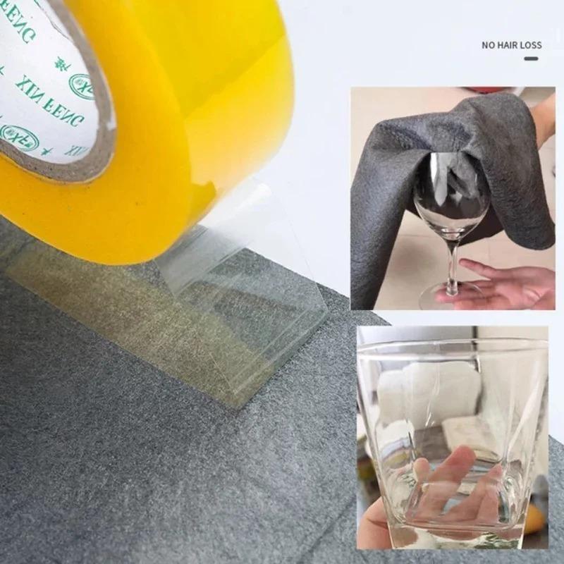 New Thickened Magic Cleaning Cloth Microfiber Glass Clean Towel Reusable Washable Lint-free Cleaning Rags for Kitchen Glass Car