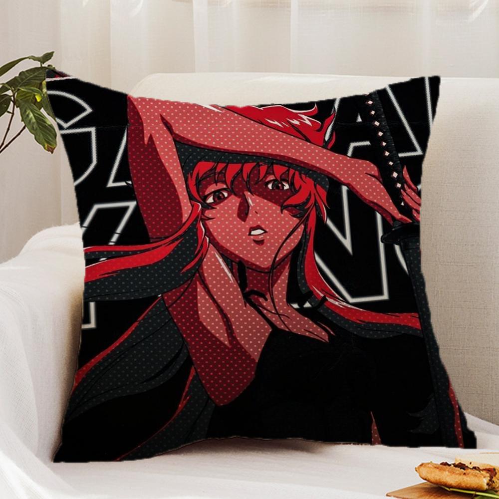 M-Mirai N-Nikki Cushion Cover Premium Comfort Reversible Pillow Cover - Dual - Use Design for Home & Car