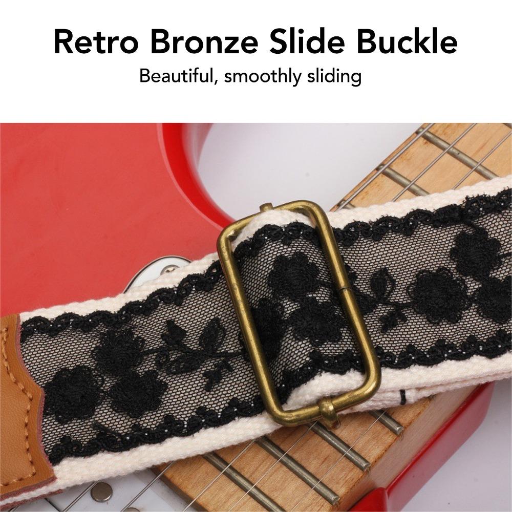 Adjustable Length Adjustable Guitar Strap Lace Design Lace Guitar Strap Guitar Strap For Guitar