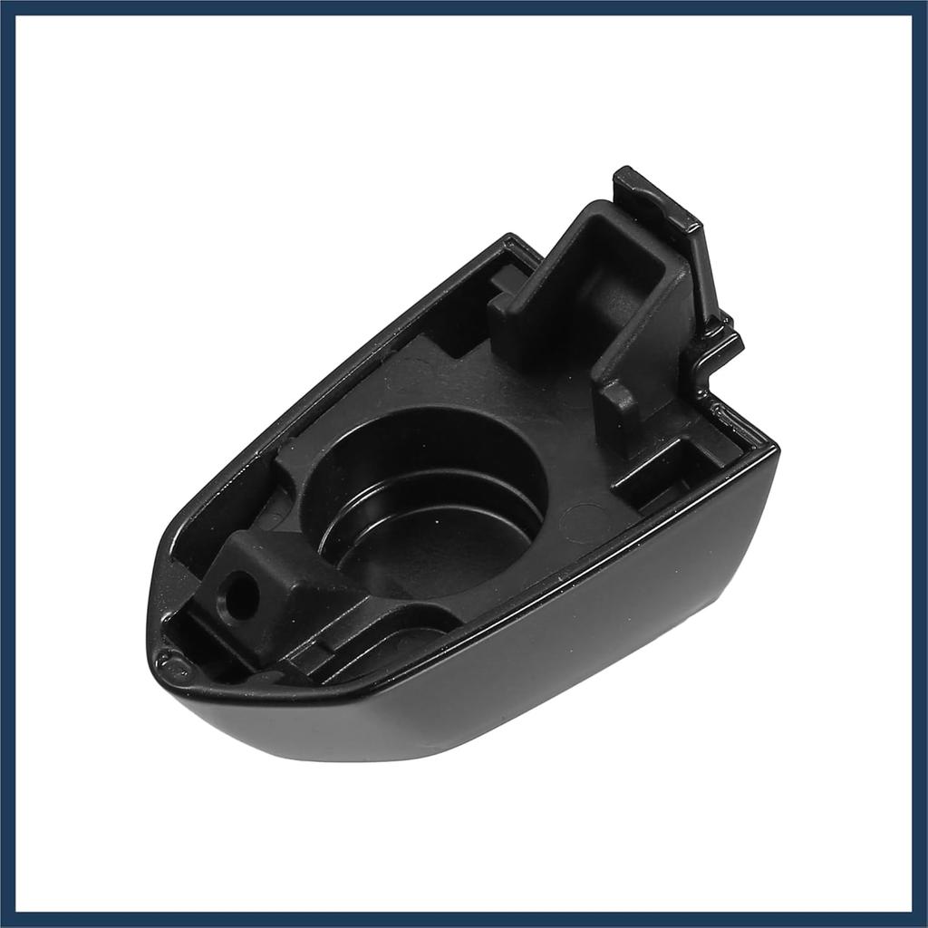Front Right Door Lock Cylinder Cover Cap Fit for Cadillac ATS - Pack of 1 Black Stylish Design