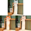 Long Happy Cat Plush Toy Cartoon Animal Stuffed Doll Room Decoration Gift Kids