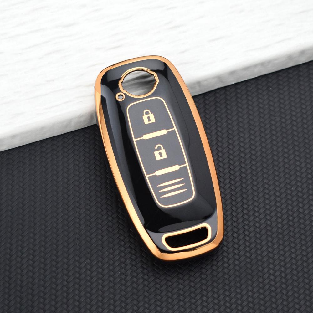 

TPU Key Case Holder for Nissan Qashqai J12 Juke Teana X-trail T33 Kicks Altima Ariya 3 Buttons Soft Shell Fob Cover Key Chain
