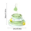 Cats Toy RollerTrack Toy Funny Turntable Cats Teaser Indoor Entertainment Toy