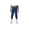 Logo Print Cuffed Sweatpants Kids Bottoms Blue FB1659-486