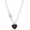 UNI.J Chic Charmante Herz Silberkette In504 [Silber]