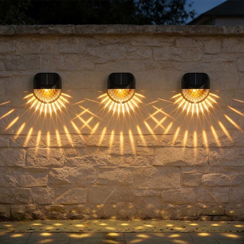 Waterproof Outdoor Solar Wall Lamp for Garden and Exterior Walls