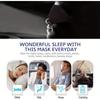 Sleep Mask For Side Sleeper, 100% Light Blocking Upgraded 3D Contoured Cup Eye Mask With Adjustable Strap, Eye Cover, Night Blindfold Eye Mask