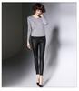 Women's High-Waist Slimming Lambskin Leather Pants: Sexy, Hip-Hugging, Casual, Long, and High Elasticity